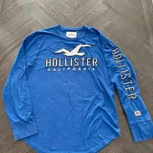 Hollister Blue Long Sleeve Tee